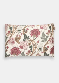 Cuscino rettangolare con stampa floreale