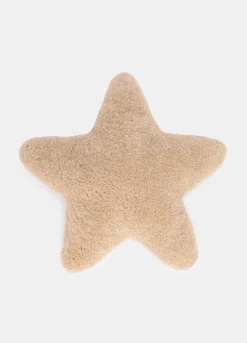 Cuscino stella con peluche