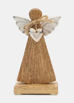 Decorazione angelo in legno