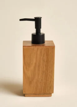 Dispenser portasapone in legno di acacia