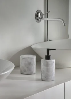 Dispenser portasapone marmo