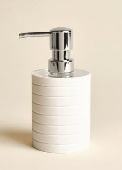 Dispenser sapone a righe in plastica
