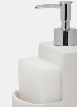 Dispenser sapone con porta saponetta