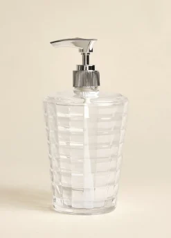 Dispenser sapone in plastica lavorata