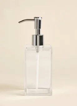 Dispenser sapone squadrato in plastica