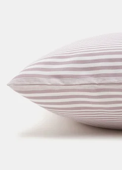 Federa a righe in puro cotone