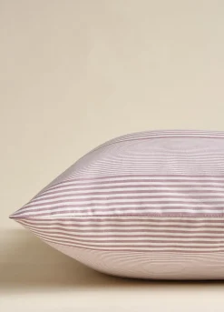 Federa in cotone a righe irregolari