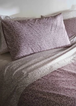 Federa in puro cotone con stampa floreale