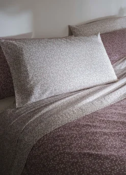 Federa in puro cotone con stampa floreale