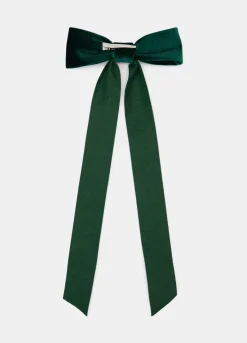 Fiocco in velluto con molletta