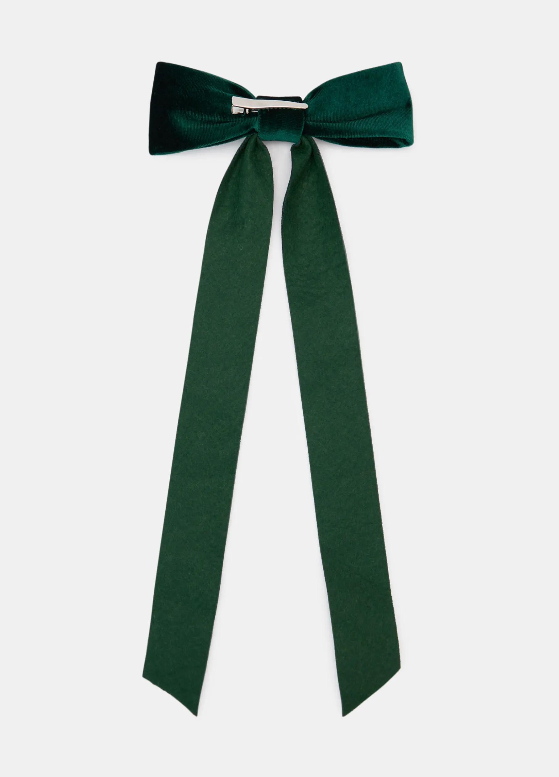 Fiocco in velluto con molletta