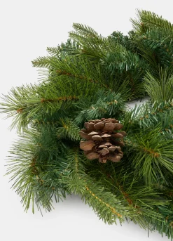 Ghirlanda di Natale con pigna