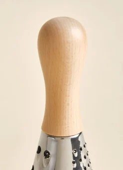 Grattugia conica in legno e acciaio inox Made in Italy