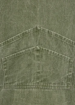 Grembiule da cucina in cotone lavato