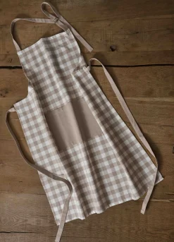 Grembiule in cotone a quadretti