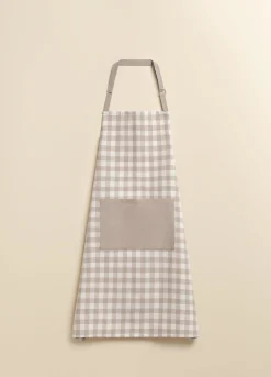 Grembiule in cotone a quadretti