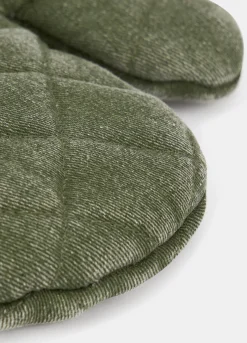 Guanto da forno in cotone lavato