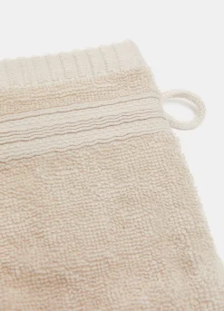 Guanto esfoliante di puro cotone tinta unita