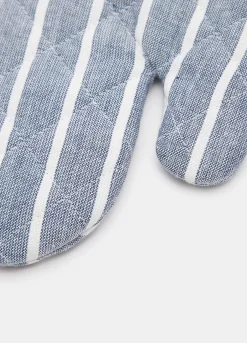 Guanto presina a righe