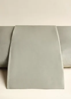 Lenzuolo a 2 piazze in raso di puro cotone