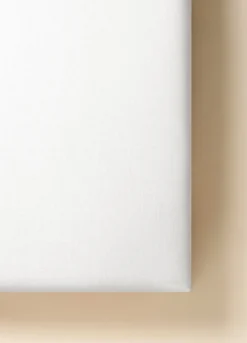 Lenzuolo a due piazze con angoli in cotone leggero