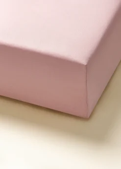 Lenzuolo con angoli a 2 piazze in raso di puro cotone tc221