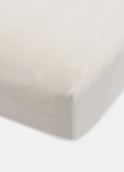 Lenzuolo con angoli a due piazze in flanella di cotone