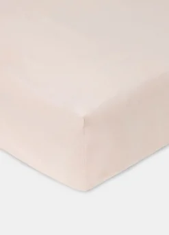 Lenzuolo con angoli in percalle di cotone Made in Italy