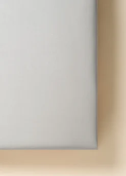 Lenzuolo con angoli in percalle di cotone Made in Italy