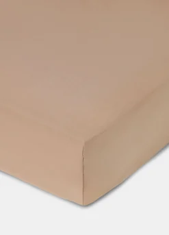 Lenzuolo con angoli in percalle di cotone Made in Italy