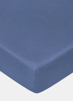 Lenzuolo matrimoniale angoli tinta unita di puro cotone