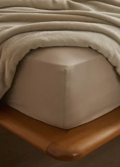 Lenzuolo singolo con angoli in percalle di cotone