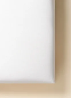 Lenzuolo singolo con angoli in percalle di cotone