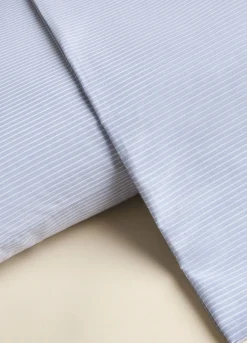 Lenzuolo singolo in cotone a righe sottili