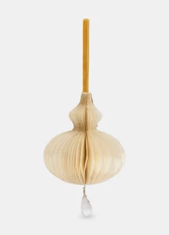 Ornamento a forma di alberello in carta