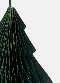 Ornamento a forma di alberello in carta