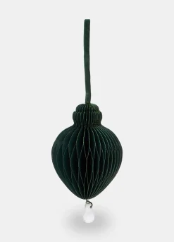 Ornamento a goccia per albero di Natale in carta