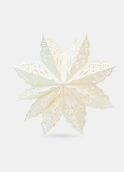 Ornamento grande a stella in carta