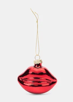 Ornamento labbra in vetro