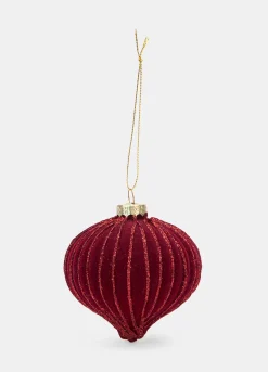 Pallina a goccia rivestita in velluto