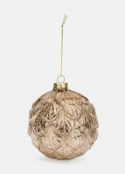 Pallina a scaglie in vetro anticato