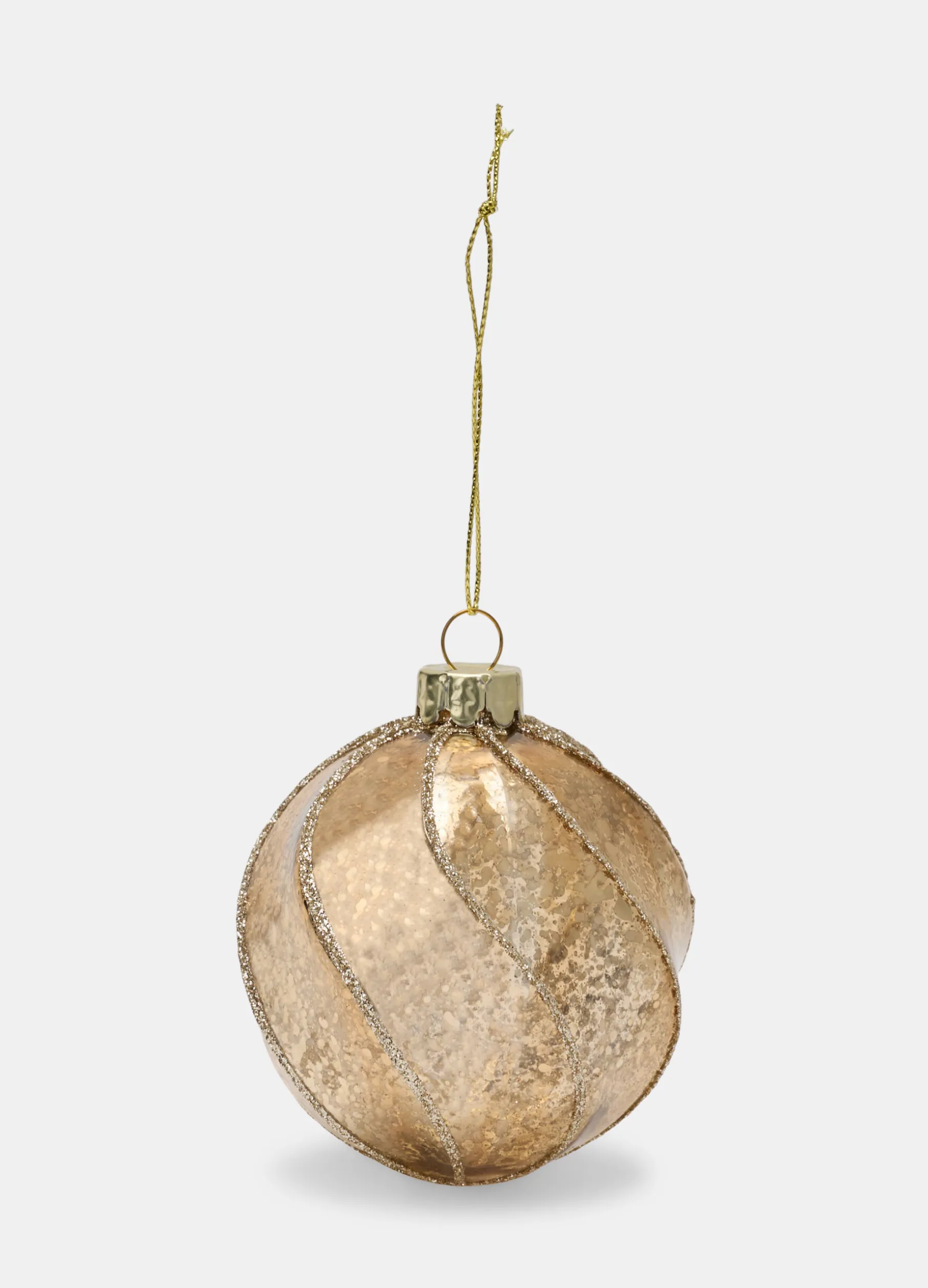 Pallina in vetro anticato