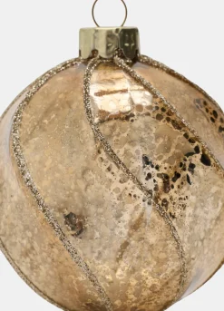 Pallina in vetro anticato