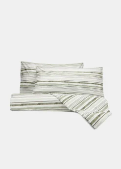 Parure copripiumino a una piazza e mezzo a righe