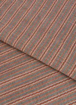 Parure copripiumino in cotone a righe