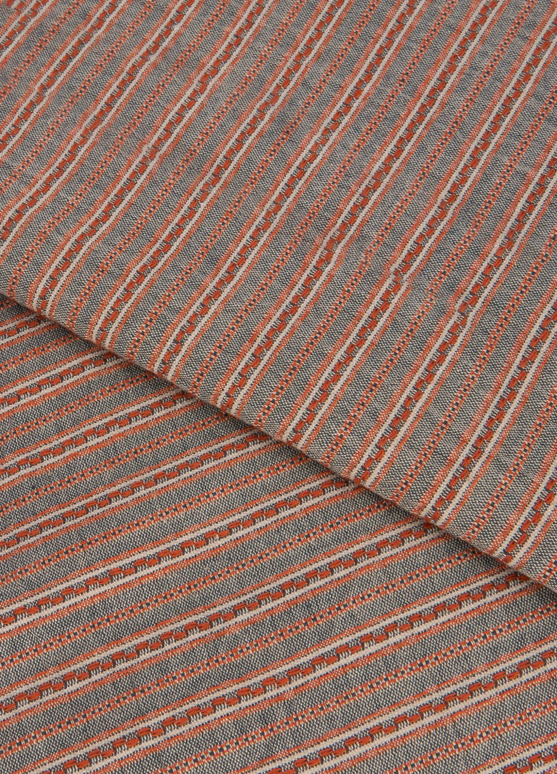 Parure copripiumino in cotone a righe