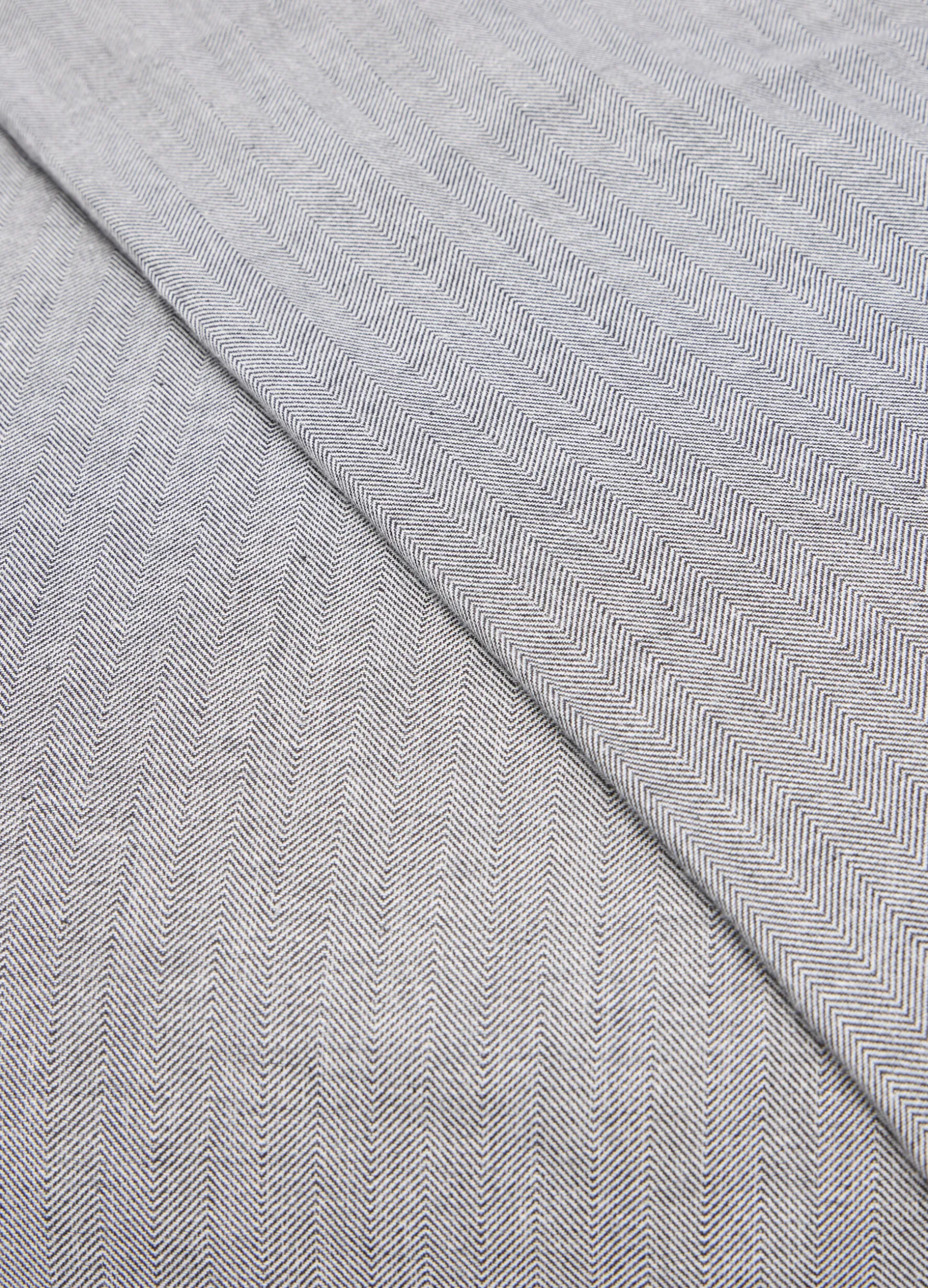 Parure copripiumino matrimoniale a lisca di pesce