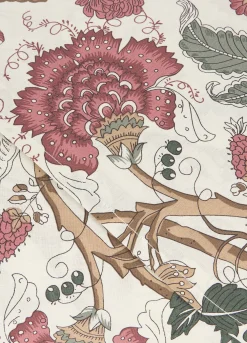 Parure lenzuolo a due piazze in cotone a fiori