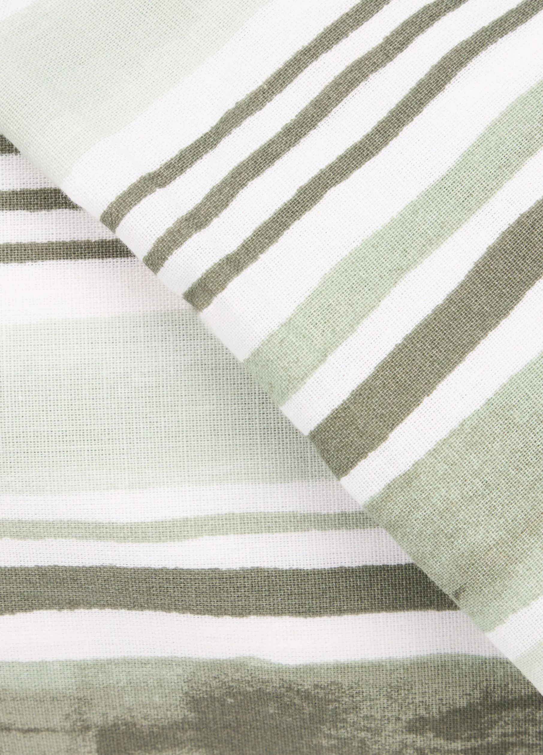 Parure lenzuolo a una piazza e mezzo in cotone a righe