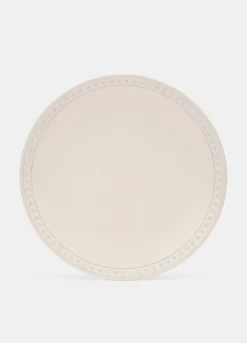 Piattino da dessert in ceramica con bordo